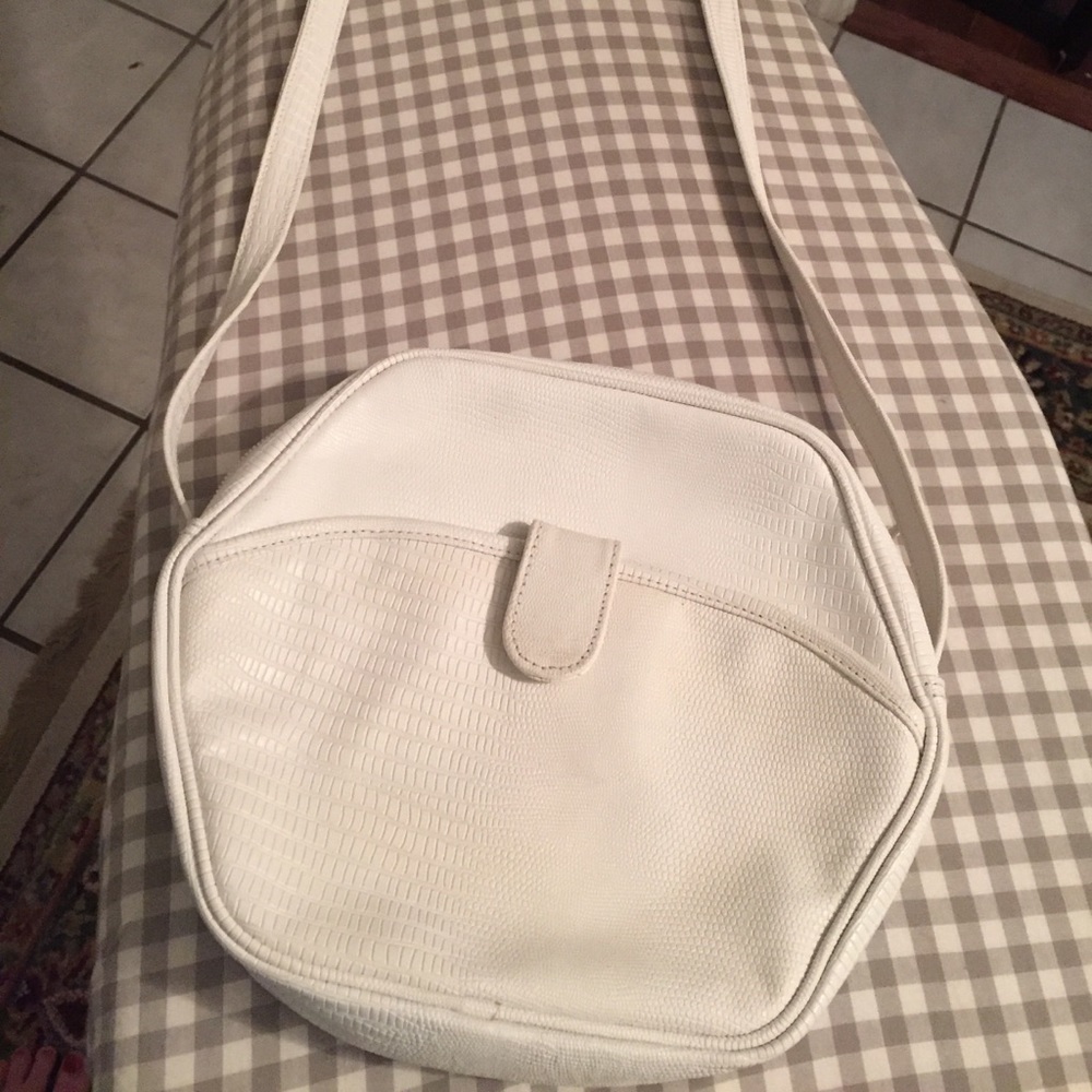 White purse